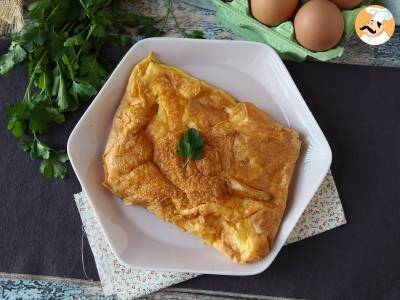 Omlet we frytkownicy powietrznej, lekki przepis bez brudzenia czegokolwiek w kuchni! - zdjęcie 5