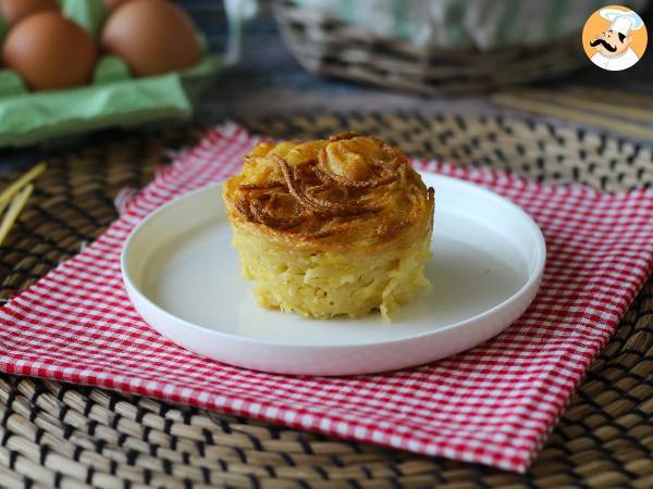 Omlet z makaronem w frytkownicy powietrznej - zdjęcie 2