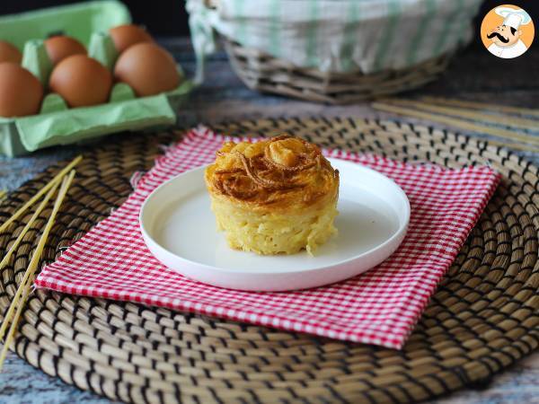 Omlet z makaronem w frytkownicy powietrznej - zdjęcie 5