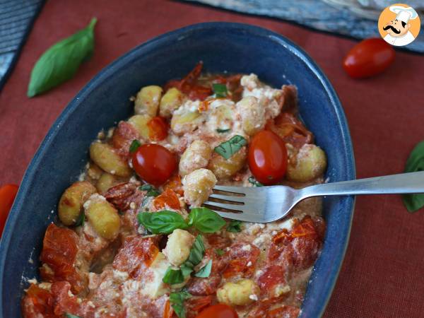 Pieczone gnocchi z fetą z Airfryer, super szybkie danie z pomidorkami koktajlowymi i fetą! - zdjęcie 2