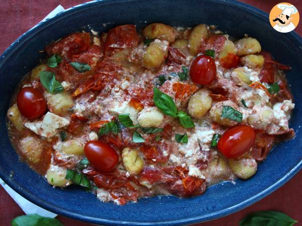 Pieczone gnocchi z fetą z Airfryer, super szybkie danie z pomidorkami koktajlowymi i fetą! - zdjęcie 3