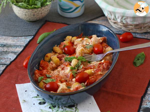 Pieczone gnocchi z fetą z Airfryer, super szybkie danie z pomidorkami koktajlowymi i fetą! - zdjęcie 4