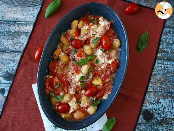 Pieczone gnocchi z fetą z Airfryer, super szybkie danie z pomidorkami koktajlowymi i fetą! - zdjęcie 5