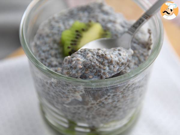 Pudding z nasion chia z kiwi - zdjęcie 2