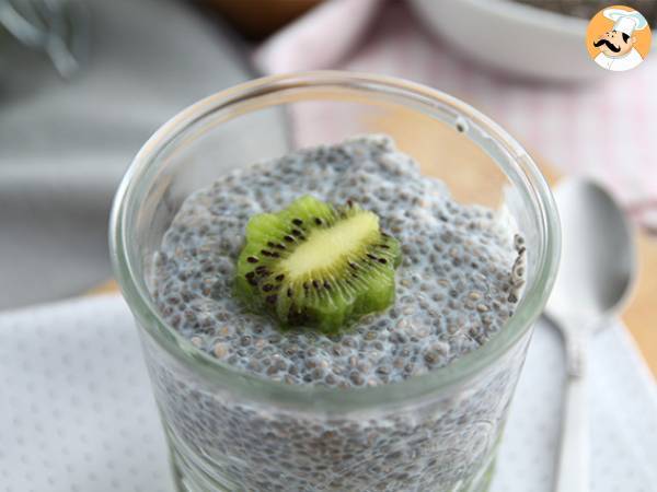 Pudding z nasion chia z kiwi - zdjęcie 4