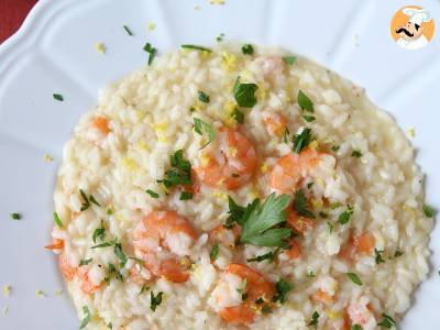 Risotto z krewetkami i cytryną, eleganckie i łatwe pierwsze danie - zdjęcie 4