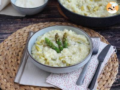 Risotto z zielonymi szparagami i parmezanem