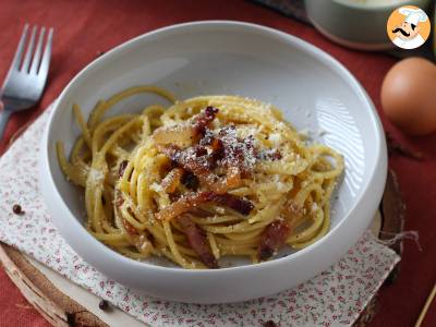 Spaghetti alla carbonara, prawdziwy włoski przepis na węglowodany! - zdjęcie 3