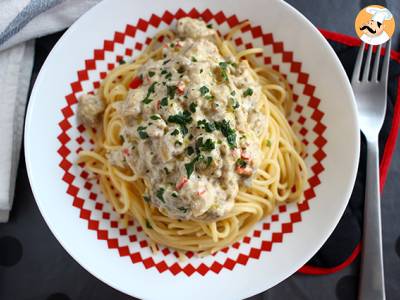 Spaghetti z bakłażanem carbonara - zdjęcie 2