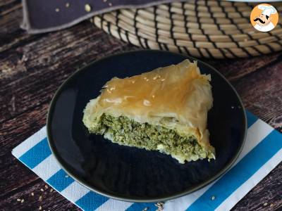 Spanakopita, superłatwy grecki placek ze szpinakiem i serem feta