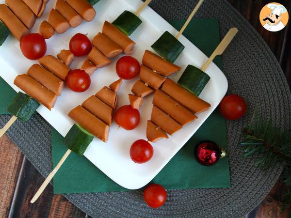 Szaszłyki choinkowe z knackis: szybki i łatwy świąteczny aperitif! - zdjęcie 2