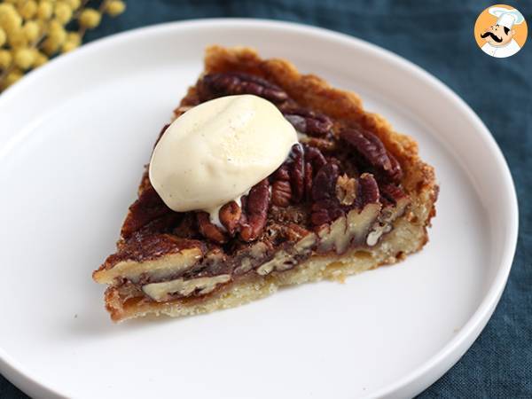 Tartaletka z orzechami pekan. Pecan pie