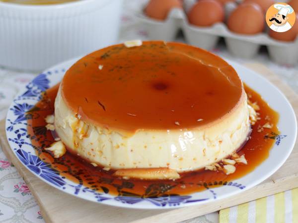 Waniliowy flan jajeczny