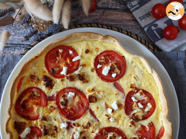 Wegetariańska quiche z pomidorami i fetą, idealna na piknik! - zdjęcie 5