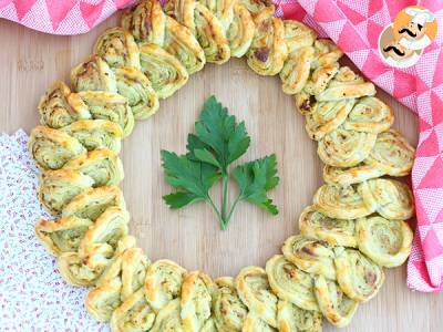 Wieniec z ciasta francuskiego z pesto na aperitif - zdjęcie 2