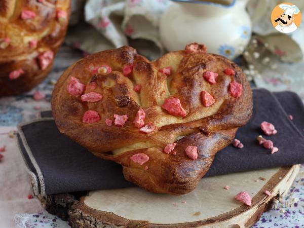 Wyjątkowo miękkie bułeczki brioche w kształcie serca na Walentynki - zdjęcie 5