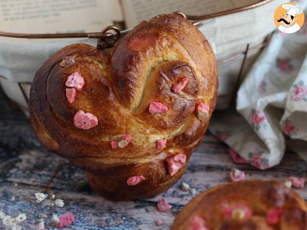 Wyjątkowo miękkie bułeczki brioche w kształcie serca na Walentynki - zdjęcie 6